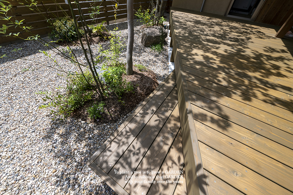 立体ウッドデッキ