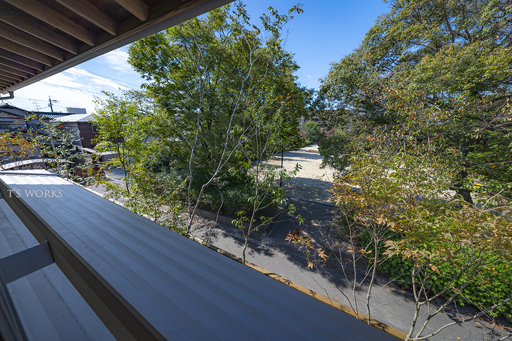 二階からの景色