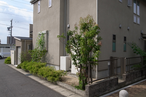 おしゃれな自転車置き場着手前