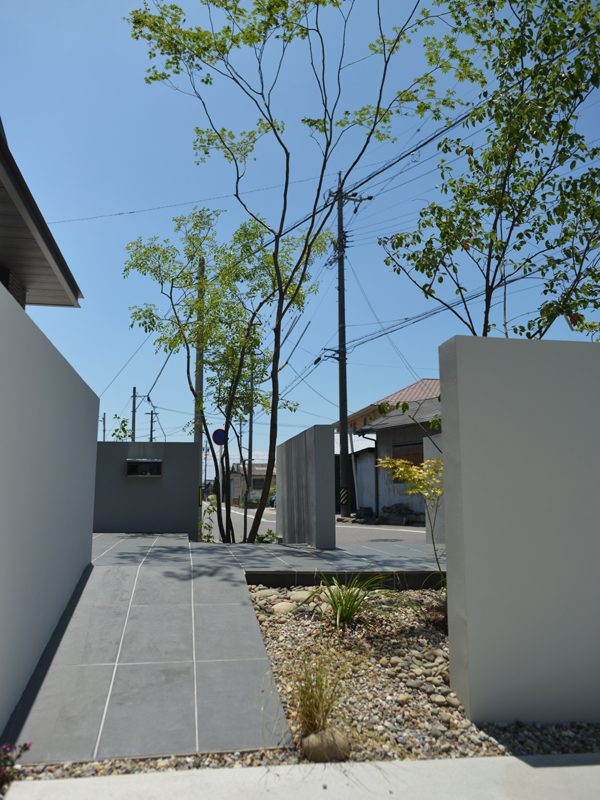 スロープ　積水ハウス外構工事