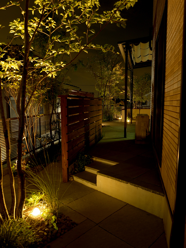 庭ライティング