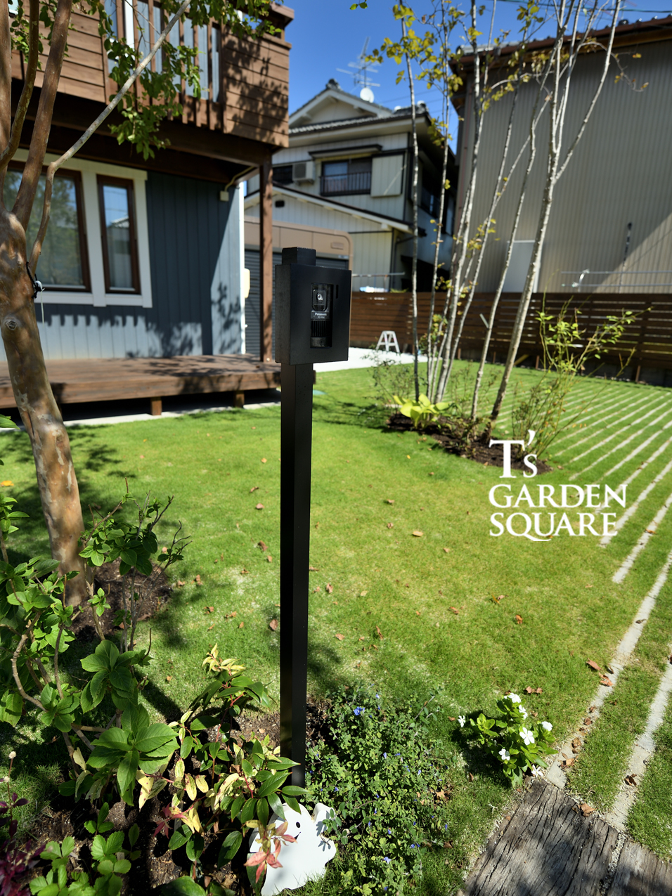 インターフォンポール　オシャレ