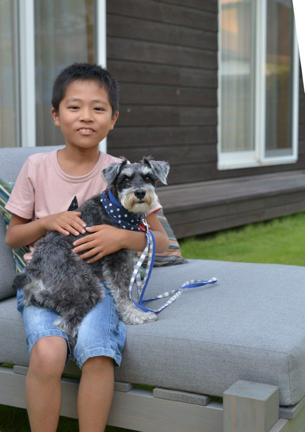 わんちゃんと一緒に