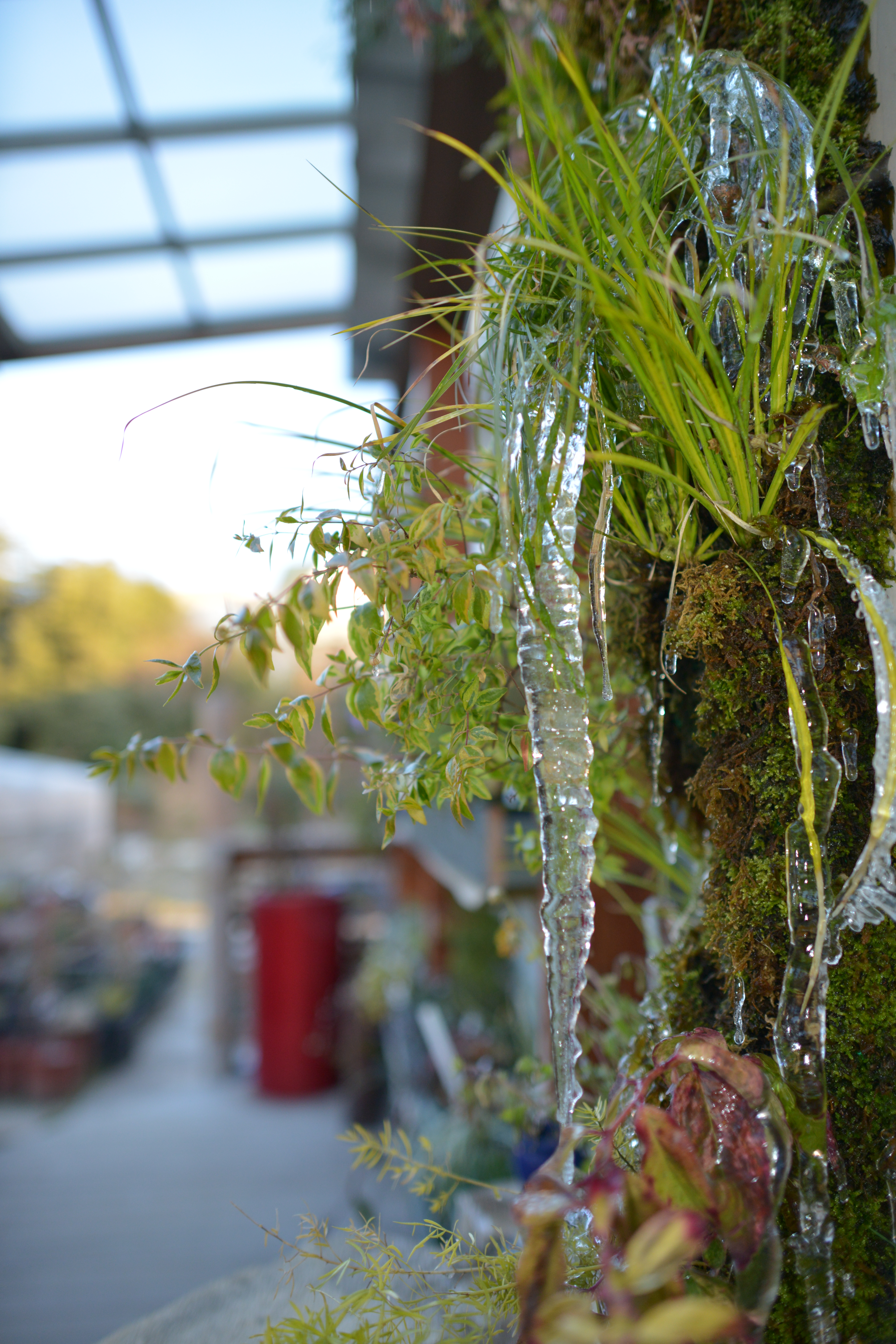 ウォーターカーテンつらら