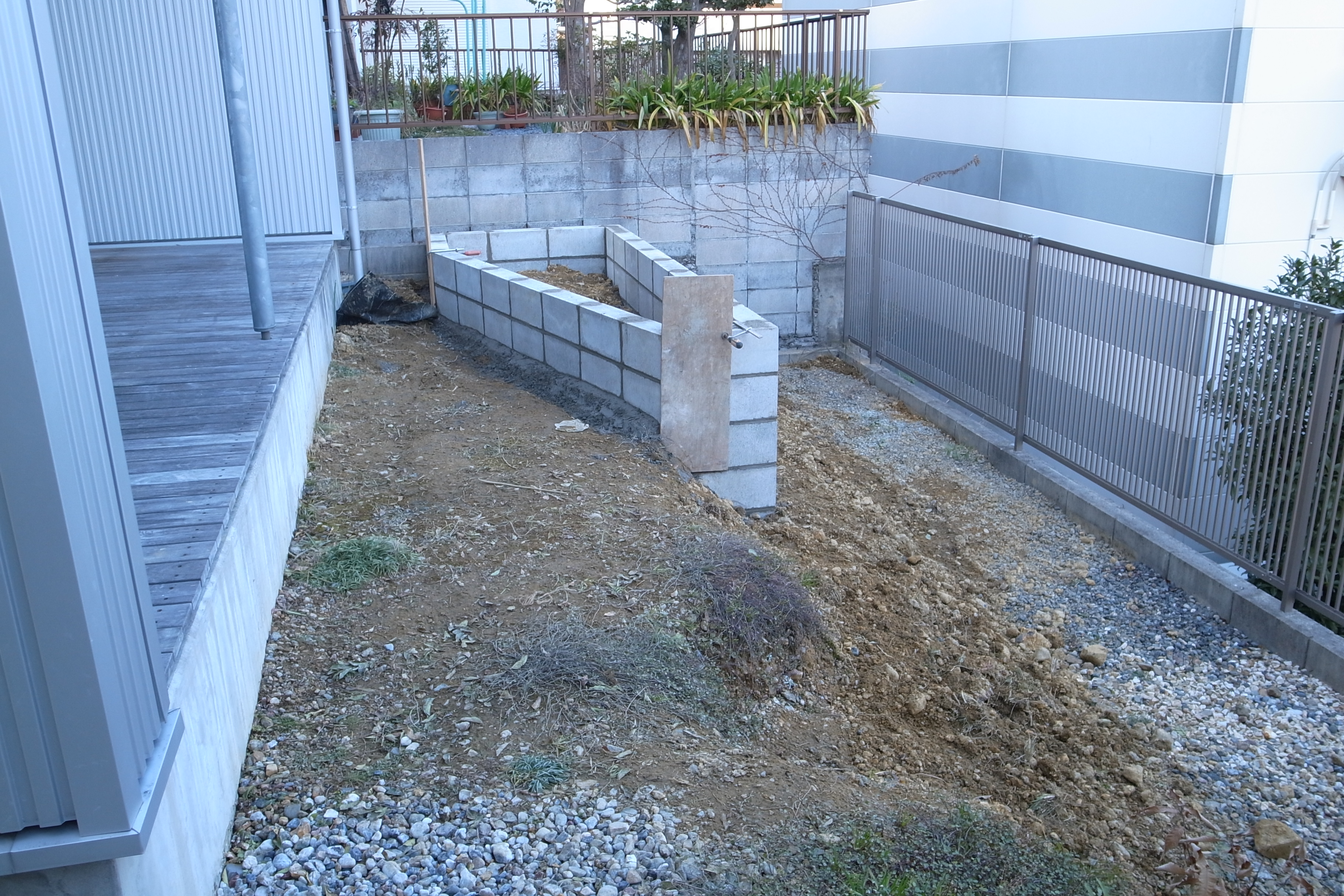 ウッドデッキ作る前