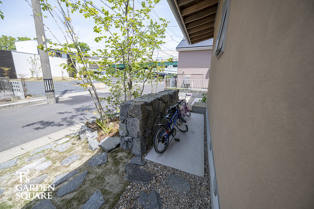 おしゃれな駐輪場