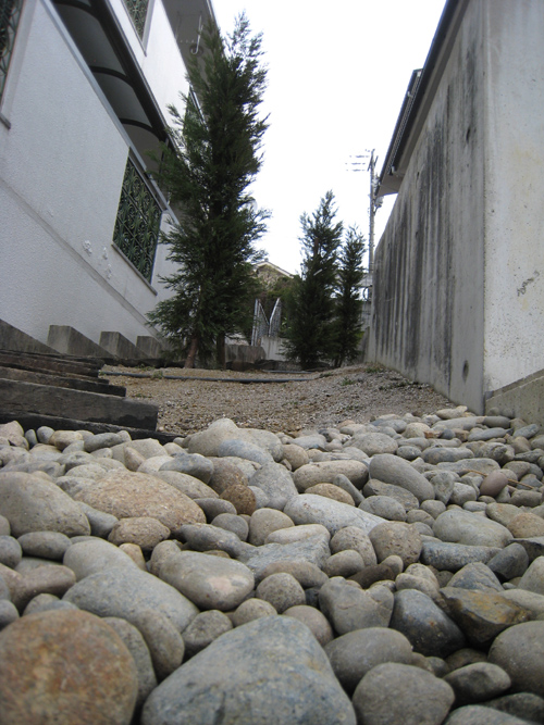 枕木階段完成イメージ